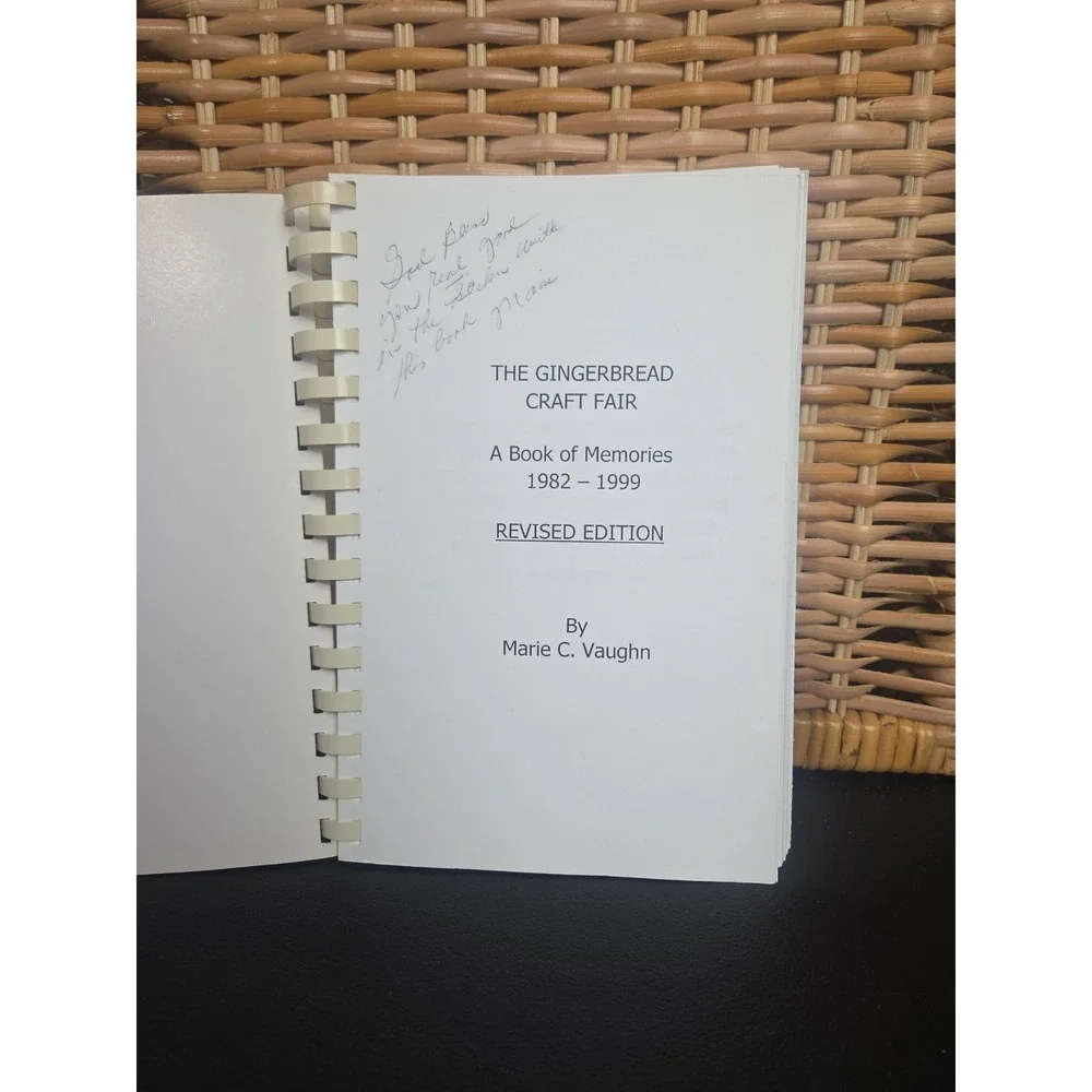 Recipes Poems Memories Marie C. Vaughn Self Published Winston-Salem,  NC 1988